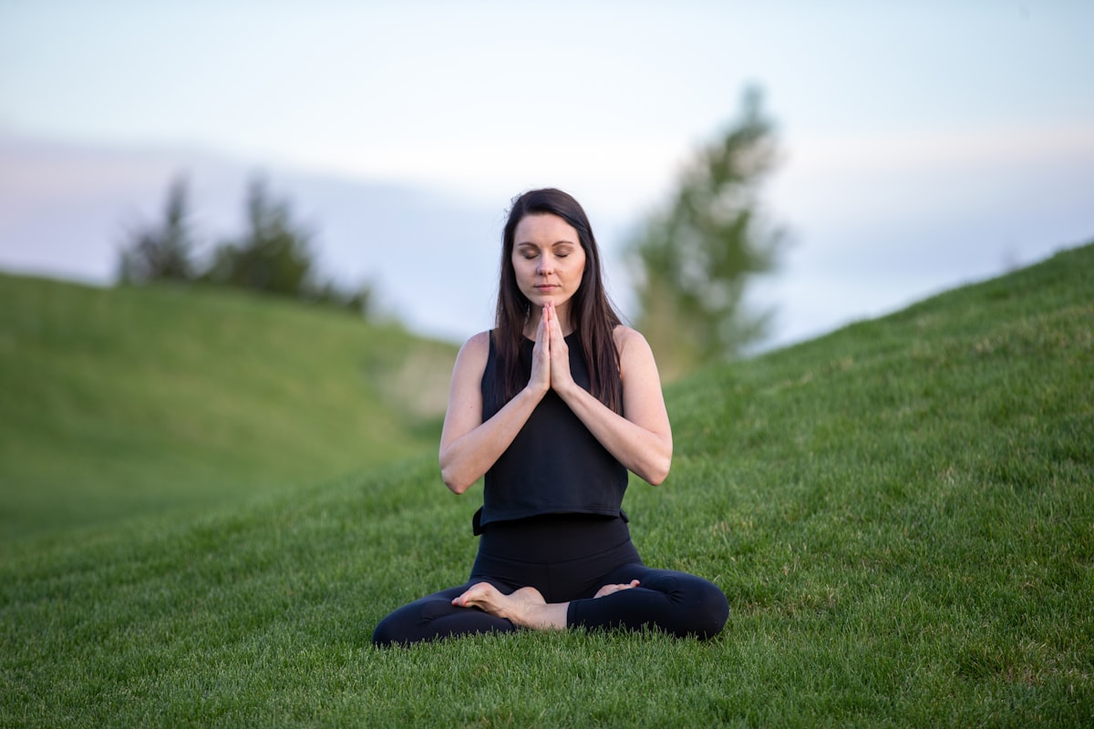 Ujjayi breath technique demonstration